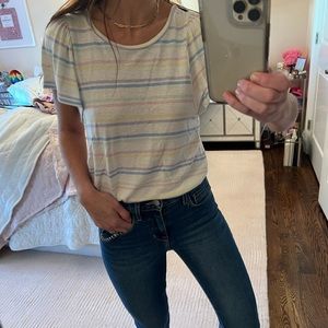 Generation Love Women White Short Sleeve Tee XS